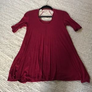 Free People Open back T Shirt Dress❤️